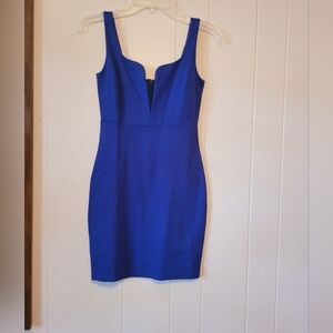 NWT Foreign exchange blue dress. Women's small